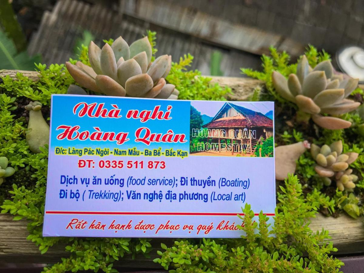 Hoang Quan Homestay Ba Be Exterior photo